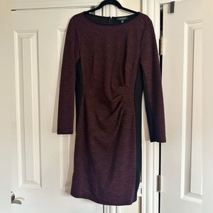 Ralph Lauren maroon dress